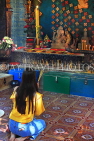CAMBODIA, Siem Reap Prov, Kulen Mountain, Wat Preah Ang Thom, shrine, CAM2412JPL
