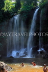 CAMBODIA, Siem Reap Province, Kulen Mountain Waterfall, CAM2380JPL