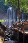 CAMBODIA, Siem Reap Province, Kulen Mountain Waterfall, CAM2394JPL