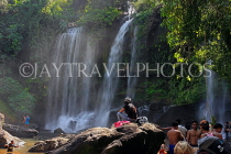 CAMBODIA, Siem Reap Province, Kulen Mountain Waterfall, CAM2396JPL