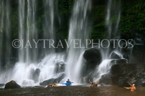 CAMBODIA, Siem Reap Province, Kulen Mountain Waterfall, CAM2400JPL