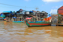 CAMBODIA, Tonle Sap Lake, Kampong Phluk Fishing Village, CAM1302JPL