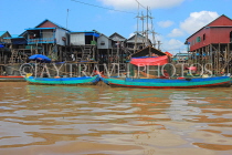 CAMBODIA, Tonle Sap Lake, Kampong Phluk Fishing Village, CAM1303JPL
