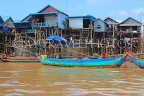 CAMBODIA, Tonle Sap Lake, Kampong Phluk Fishing Village, CAM1304JPL
