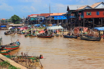 CAMBODIA, Tonle Sap Lake, Kampong Phluk Fishing Village, CAM1306JPL