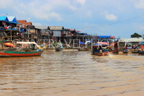 CAMBODIA, Tonle Sap Lake, Kampong Phluk Fishing Village, CAM1309JPL