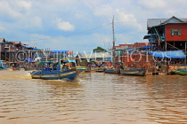 CAMBODIA, Tonle Sap Lake, Kampong Phluk Fishing Village, CAM1310JPL