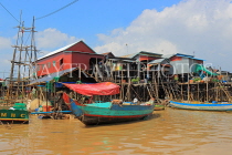 CAMBODIA, Tonle Sap Lake, Kampong Phluk Fishing Village, CAM1314JPL