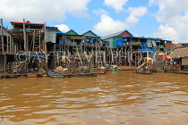 CAMBODIA, Tonle Sap Lake, Kampong Phluk Fishing Village, CAM1320JPL
