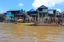 CAMBODIA, Tonle Sap Lake, Kampong Phluk Fishing Village, CAM1321JPL