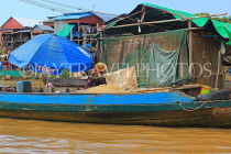 CAMBODIA, Tonle Sap Lake, Kampong Phluk Fishing Village, CAM1360JPL