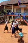 CAMBODIA, Tonle Sap Lake, Kampong Phluk Fishing Village, school children, CAM1358JPL