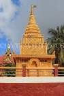 CAMBODIA, Tonle Sap Lake, Kampong Phluk Fishing Village, village temple, CAM1338JPL