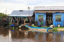 CAMBODIA, Tonle Sap Lake, Mechrey Floating Village, CAM832JPL