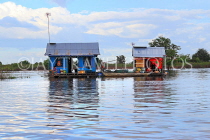 CAMBODIA, Tonle Sap Lake, Mechrey Floating Village, CAM846JPL