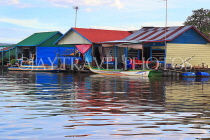 CAMBODIA, Tonle Sap Lake, Mechrey Floating Village, CAM851JPL