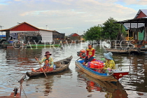 CAMBODIA, Tonle Sap Lake, Mechrey Floating Village, CAM859JPL