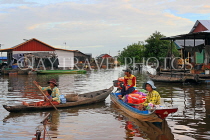 CAMBODIA, Tonle Sap Lake, Mechrey Floating Village, CAM860JPL