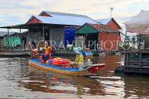 CAMBODIA, Tonle Sap Lake, Mechrey Floating Village, CAM863JPL