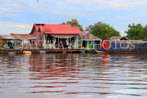 CAMBODIA, Tonle Sap Lake, Mechrey Floating Village, CAM869JPL