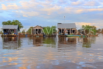 CAMBODIA, Tonle Sap Lake, Mechrey Floating Village, CAM874JPL