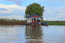 CAMBODIA, Tonle Sap Lake, Mechrey Floating Village, CAM875JPL