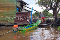 CAMBODIA, Tonle Sap Lake, Mechrey Floating Village, CAM885JPL