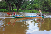 CAMBODIA, Tonle Sap Lake, scenery and fishing boat, CAM931JPL