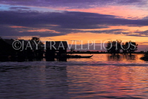 CAMBODIA, Tonle Sap Lake, sunset view, and Mechrey Floating Village, CAM921JPL