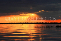 CAMBODIA, Tonle Sap Lake, sunset view, near Mechrey Floating Village, CAM902JPL