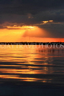 CAMBODIA, Tonle Sap Lake, sunset view, near Mechrey Floating Village, CAM903JPL
