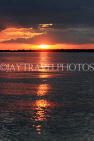 CAMBODIA, Tonle Sap Lake, sunset view, near Mechrey Floating Village, CAM911JPL