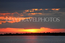 CAMBODIA, Tonle Sap Lake, sunset view, near Mechrey Floating Village, CAM912JPL