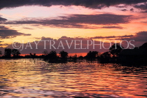 CAMBODIA, Tonle Sap Lake, sunset view, near Mechrey Floating Village, CAM917JPL