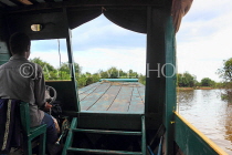 CAMBODIA, Tonle Sap Lake, view from boat, CAM927JPL