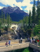 CANADA, Alberta, Jasper National Park, Sunwapta Falls and lookout point, CAN210JPL