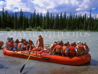 CANADA, Alberta, river rafting, on Athabasca River, CAN108JPL