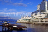 CANADA, British Columbia, VANCOUVER, Downtown and Canada Place, CAN926JPL