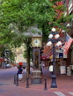 CANADA, British Columbia, VANCOUVER, Gastown (historic area), Steam Clock, CAN957JPL