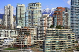 CANADA, British Columbia, VANCOUVER, Granville Island and buildings, downtown, CAN896JPL