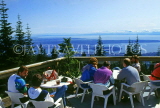 CANADA, British Columbia, VANCOUVER, Grouse Mountain, cafe scene, CAN598JPL