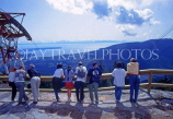 CANADA, British Columbia, VANCOUVER, Grouse Mountain, visitors at lookout point, VAN955JPL