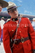 CANADA, British Columbia, VANCOUVER, Royal Canadian Mountain Policeman, CAN931JPL