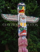 CANADA, British Columbia, VANCOUVER, Stanley Park, Totem Pole, CAN942JPL