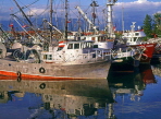 CANADA, British Columbia, VANCOUVER, Vancouver harbour, fishing trawlers, CAN626JPL