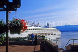 CANADA, British Columbia, VANCOUVER, cruise ship at Canada Place, CAN933JPL