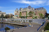 CANADA, British Columbia, Vancouver Island, VICTORIA, Inner Harbour and Empress Hotel, CAN924JPL