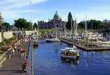 CANADA, British Columbia, Vancouver Island, VICTORIA, Inner Harbour and Promenade, CAN657JPL