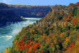 CANADA, Ontario, Niagara River and gorge, Atumn foliage, CAN571JPL