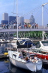 CANADA, Ontario, TORONTO, Downtown, yachting marina, people relaxed on yacht, TOR706JPL